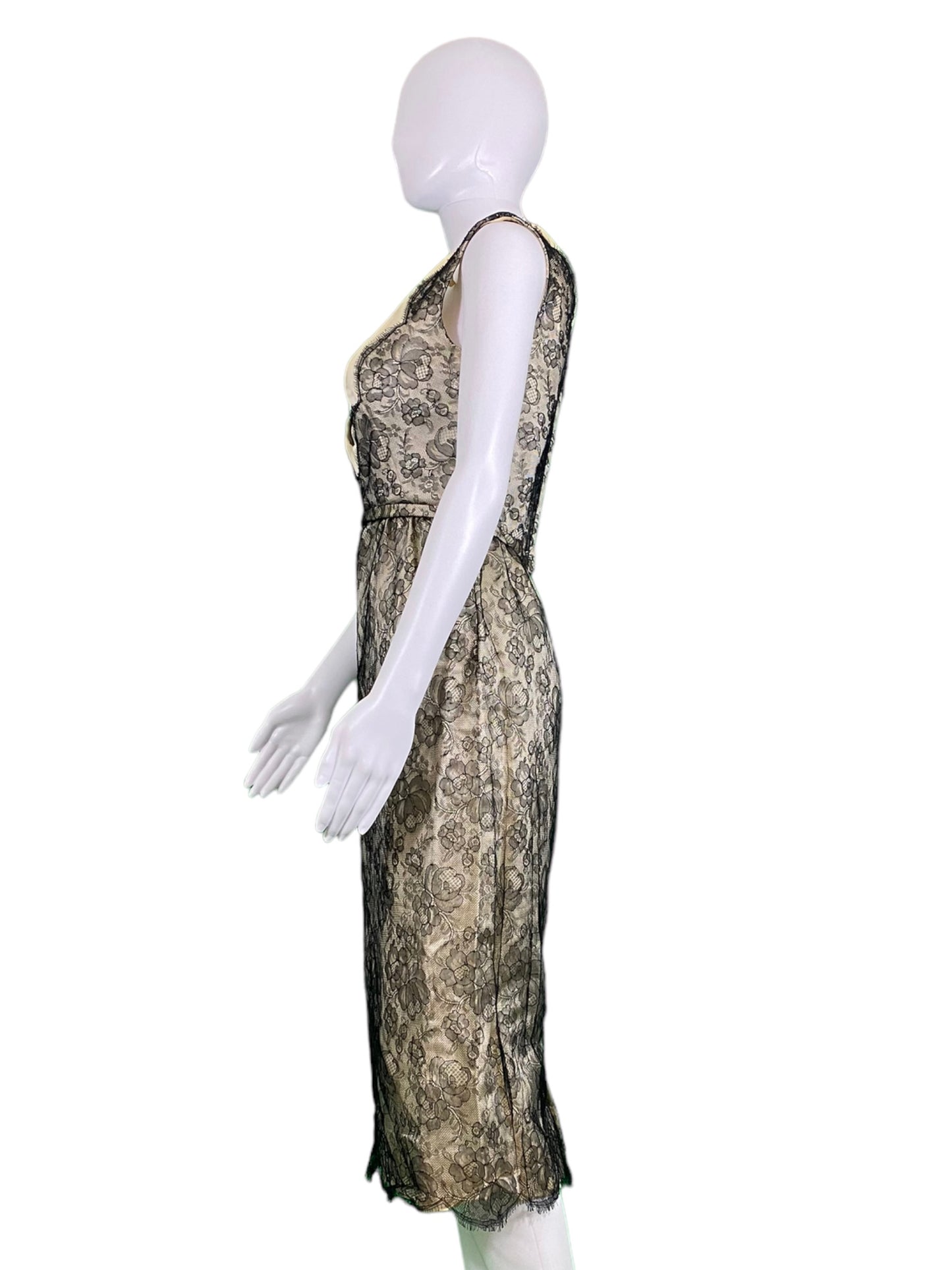Black Lace Cocktail Dress by Nathan Strong