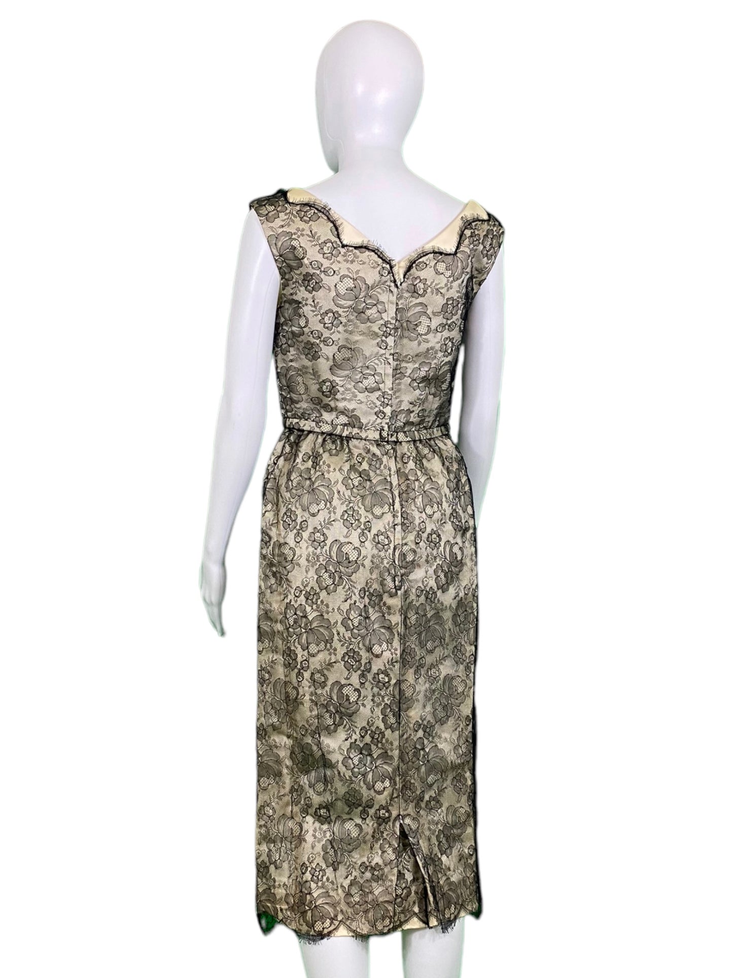 Black Lace Cocktail Dress by Nathan Strong