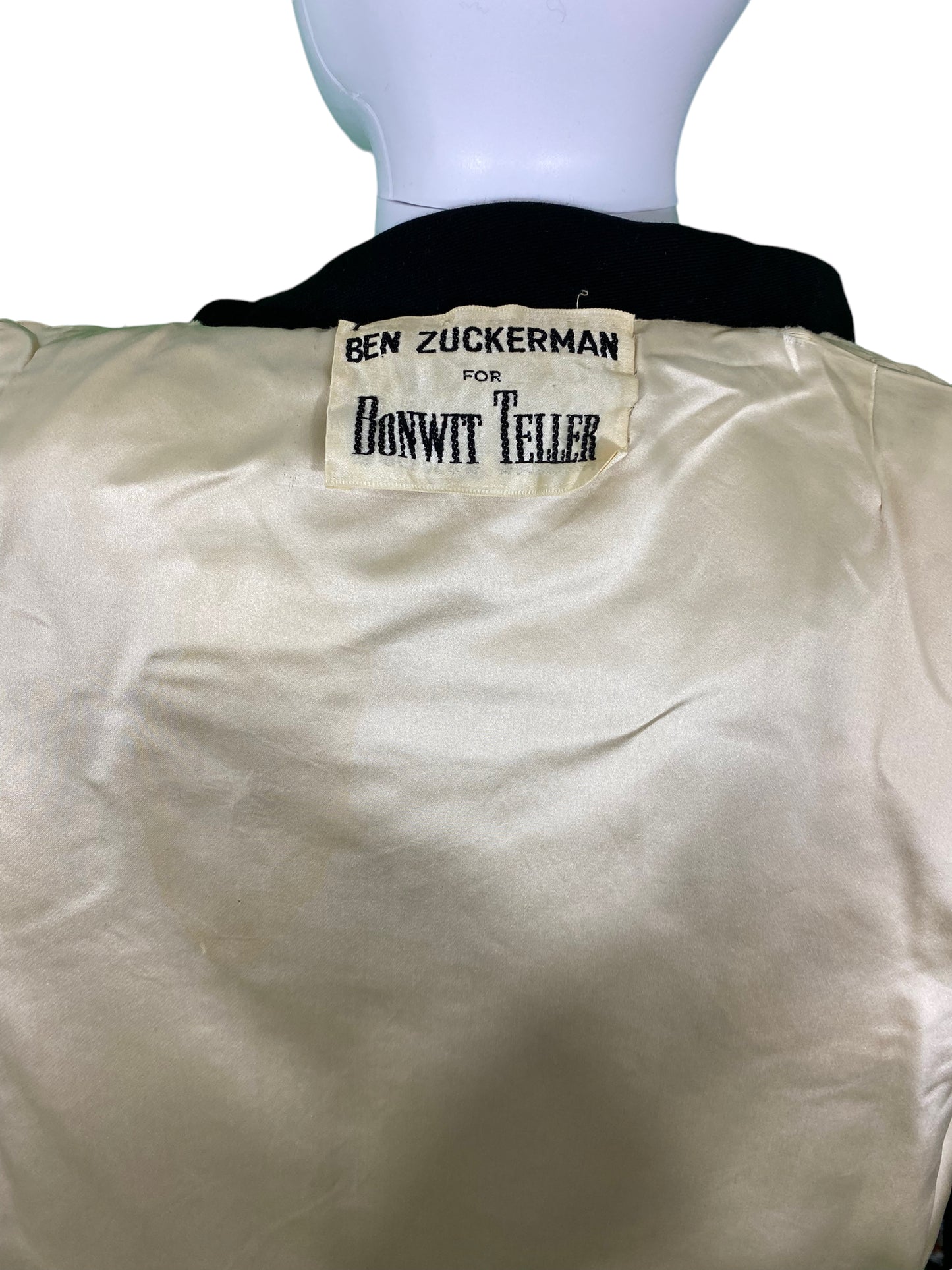 Ben Zuckerman for Bonwit Teller Coat