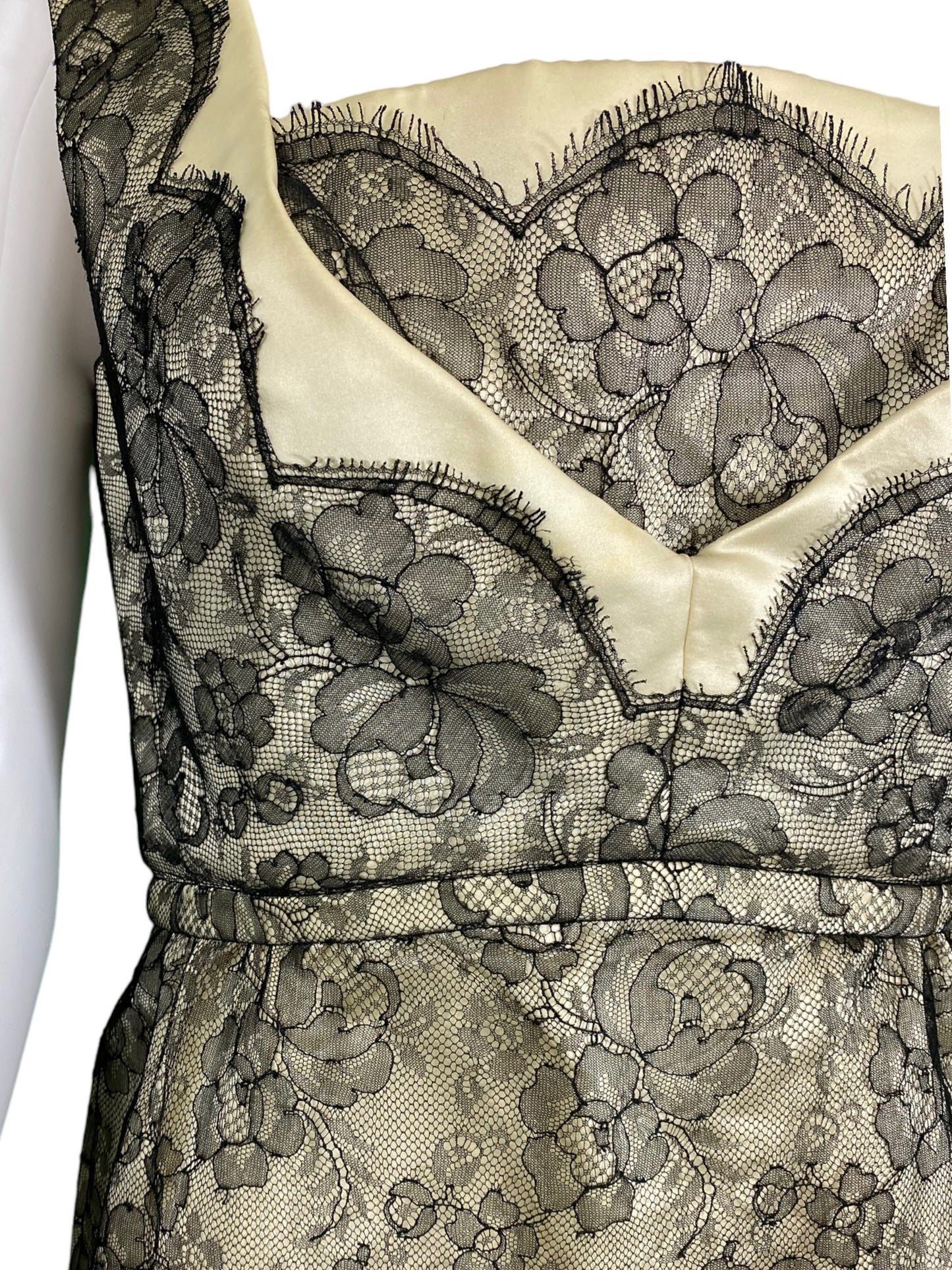 Black Lace Cocktail Dress by Nathan Strong